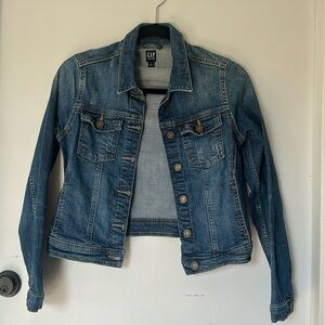 GAP kids denim jacket distressed XL